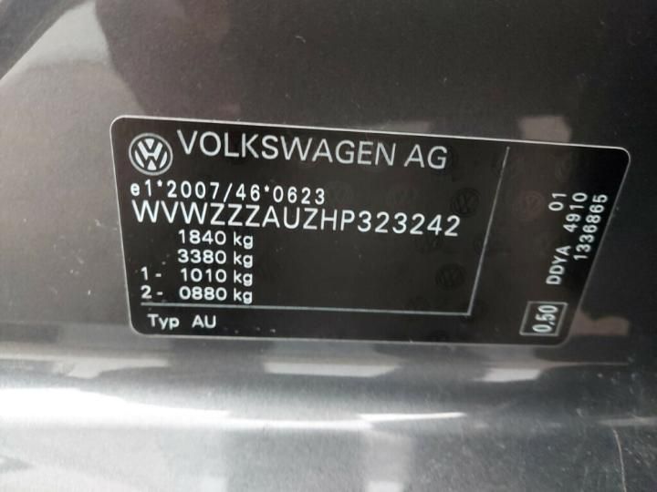 Photo 19 VIN: WVWZZZAUZHP323242 - VOLKSWAGEN GOLF 