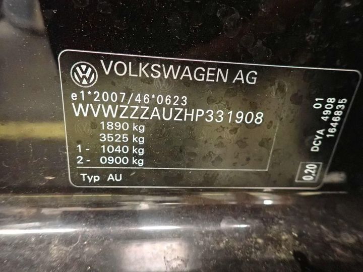 Photo 11 VIN: WVWZZZAUZHP331908 - VOLKSWAGEN GOLF 