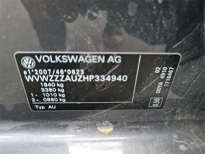 Photo 6 VIN: WVWZZZAUZHP334940 - VOLKSWAGEN GOLF 