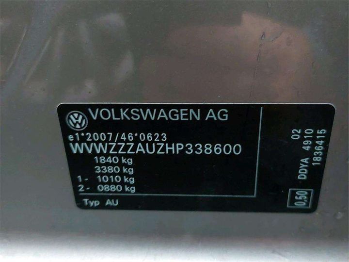 Photo 8 VIN: WVWZZZAUZHP338600 - VOLKSWAGEN GOLF 