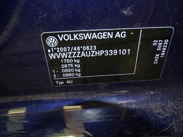 Photo 6 VIN: WVWZZZAUZHP339101 - VOLKSWAGEN GOLF 