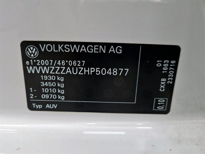 Photo 6 VIN: WVWZZZAUZHP504877 - VOLKSWAGEN GOLF 