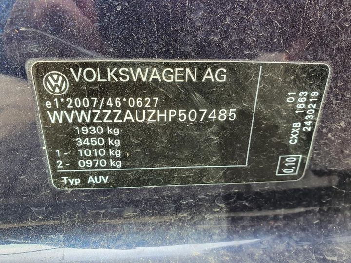 Photo 22 VIN: WVWZZZAUZHP507485 - VOLKSWAGEN GOLF 