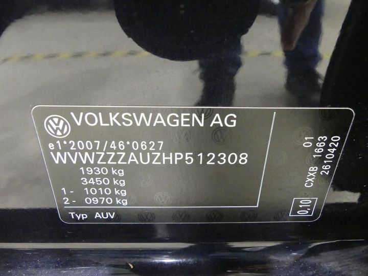 Photo 4 VIN: WVWZZZAUZHP512308 - VOLKSWAGEN GOLF 