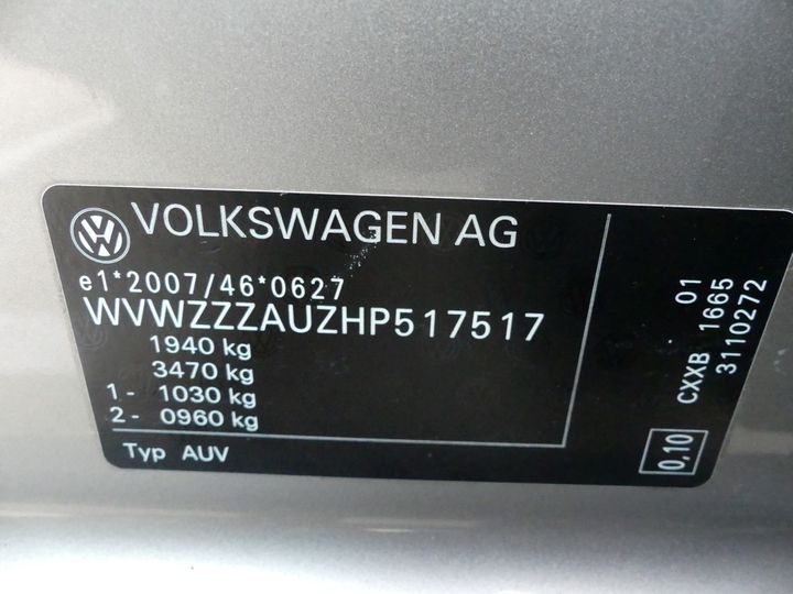 Photo 5 VIN: WVWZZZAUZHP517517 - VOLKSWAGEN GOLF 