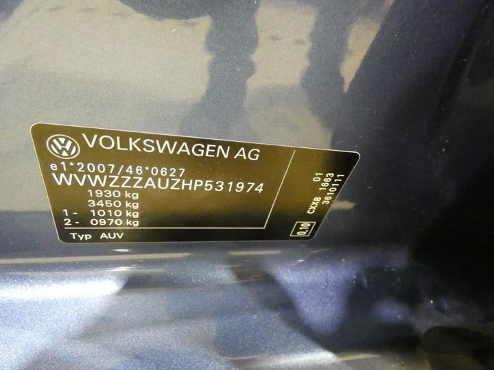 Photo 4 VIN: WVWZZZAUZHP531974 - VOLKSWAGEN GOLF 