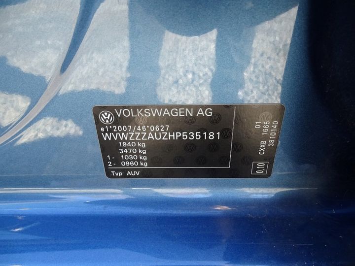 Photo 4 VIN: WVWZZZAUZHP535181 - VOLKSWAGEN GOLF 