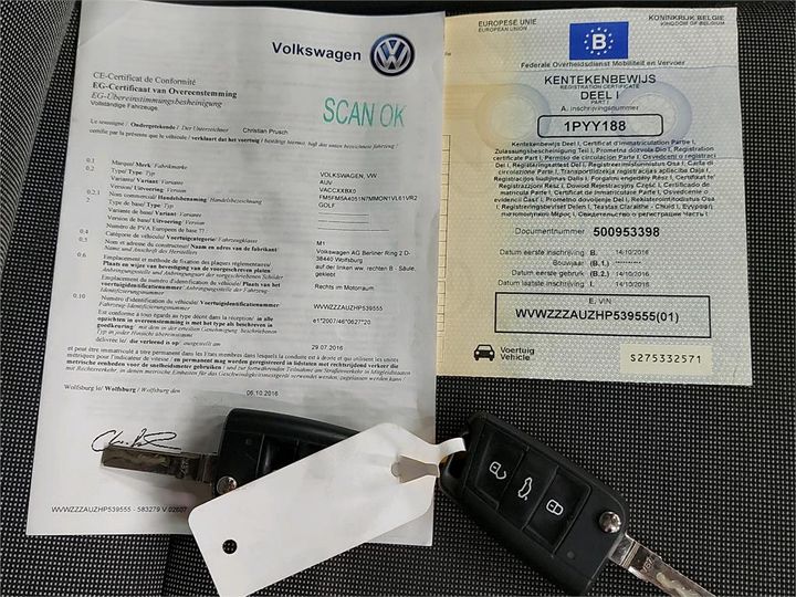 Photo 4 VIN: WVWZZZAUZHP539555 - VOLKSWAGEN GOLF 