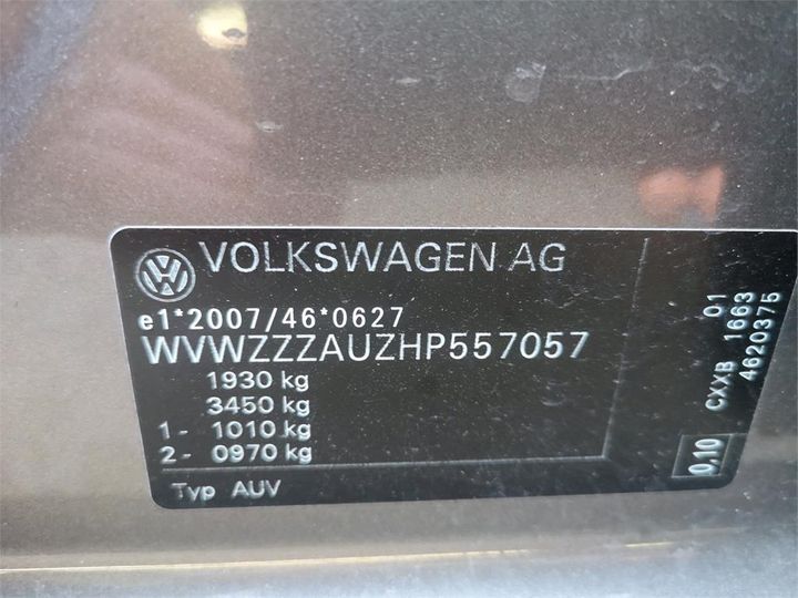 Photo 12 VIN: WVWZZZAUZHP557057 - VOLKSWAGEN GOLF 