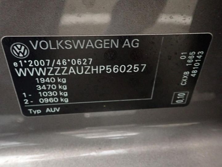 Photo 13 VIN: WVWZZZAUZHP560257 - VOLKSWAGEN GOLF SW 