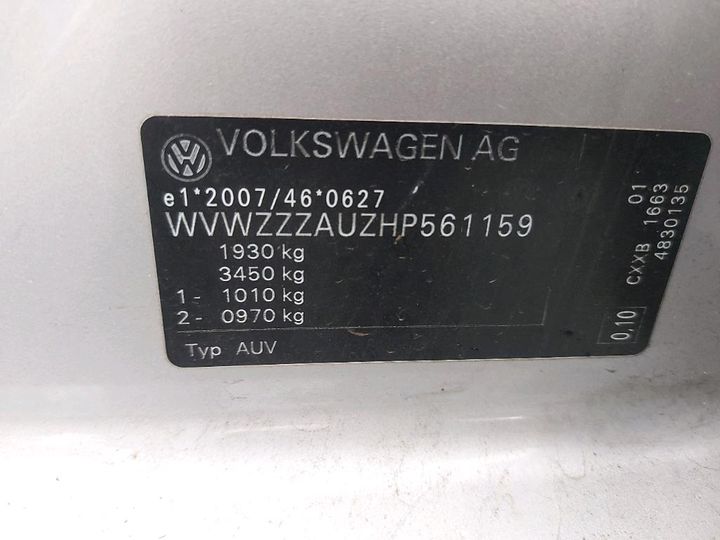 Photo 8 VIN: WVWZZZAUZHP561159 - VOLKSWAGEN GOLF SW 