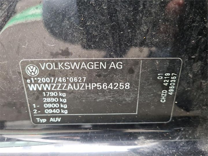 Photo 11 VIN: WVWZZZAUZHP564258 - VOLKSWAGEN GOLF 