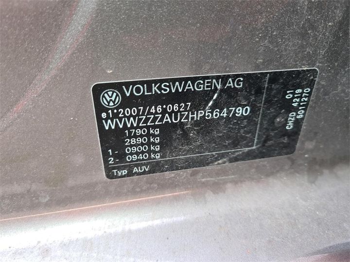 Photo 13 VIN: WVWZZZAUZHP564790 - VOLKSWAGEN GOLF 