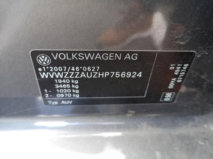 Photo 4 VIN: WVWZZZAUZHP756924 - VOLKSWAGEN GOLF SW 