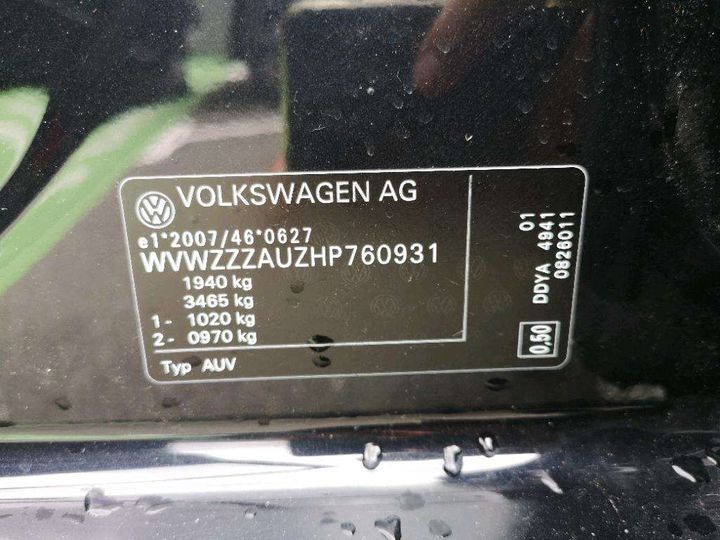 Photo 8 VIN: WVWZZZAUZHP760931 - VOLKSWAGEN GOLF SW 