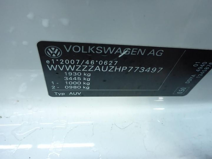 Photo 14 VIN: WVWZZZAUZHP773497 - VOLKSWAGEN GOLF 