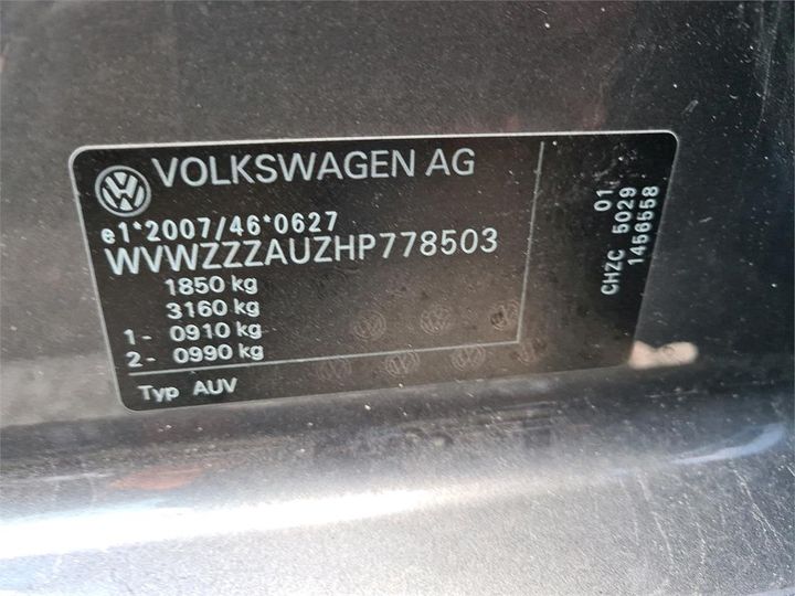 Photo 14 VIN: WVWZZZAUZHP778503 - VOLKSWAGEN GOLF VARIANT 