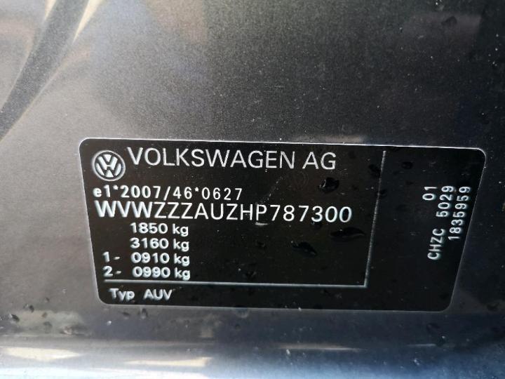 Photo 14 VIN: WVWZZZAUZHP787300 - VOLKSWAGEN GOLF 