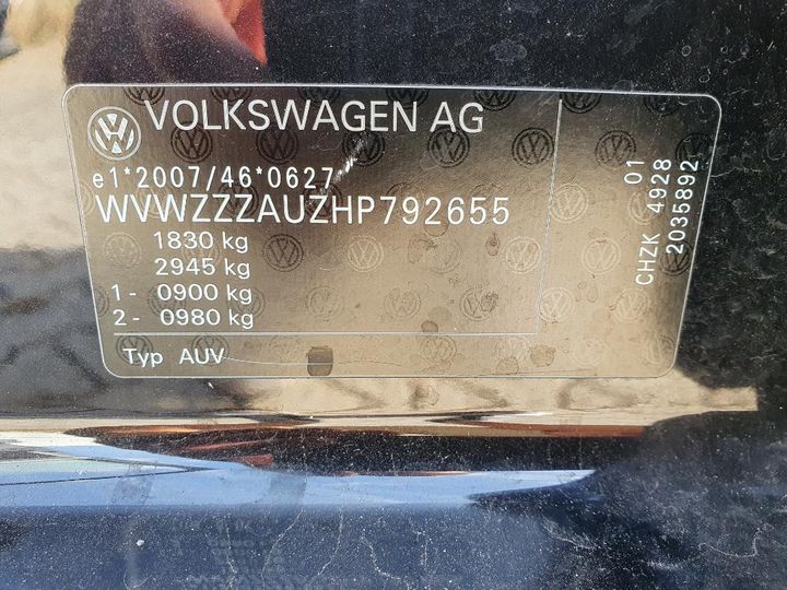 Photo 20 VIN: WVWZZZAUZHP792655 - VOLKSWAGEN GOLF 