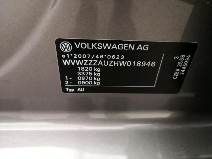 Photo 6 VIN: WVWZZZAUZHW018946 - VOLKSWAGEN GOLF 