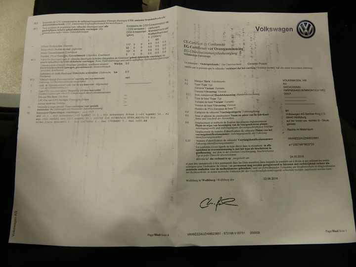 Photo 12 VIN: WVWZZZAUZHW023851 - VOLKSWAGEN GOLF VII 