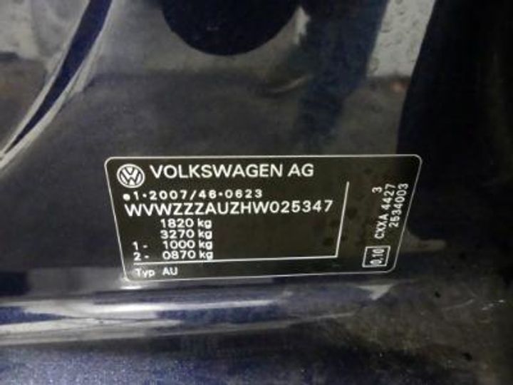 Photo 12 VIN: WVWZZZAUZHW025347 - VOLKSWAGEN GOLF VII DIESEL 