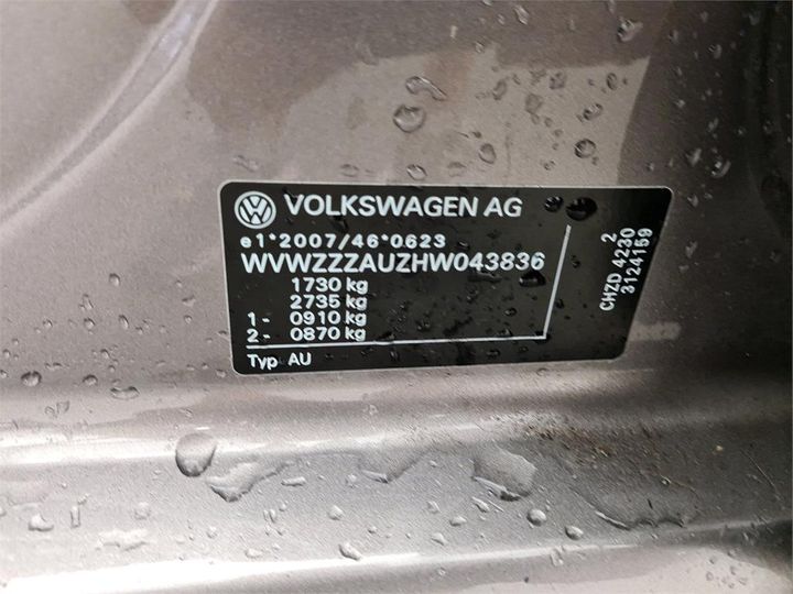 Photo 6 VIN: WVWZZZAUZHW043836 - VOLKSWAGEN GOLF 