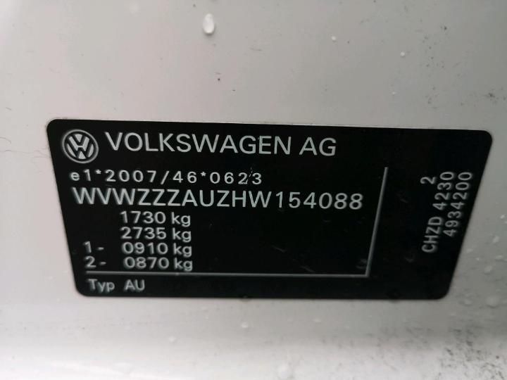 Photo 12 VIN: WVWZZZAUZHW154088 - VOLKSWAGEN GOLF 