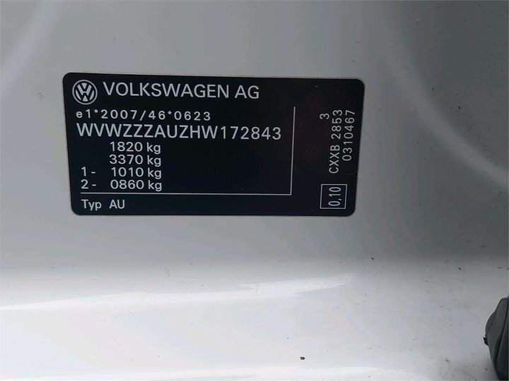 Photo 8 VIN: WVWZZZAUZHW172843 - VOLKSWAGEN GOLF 