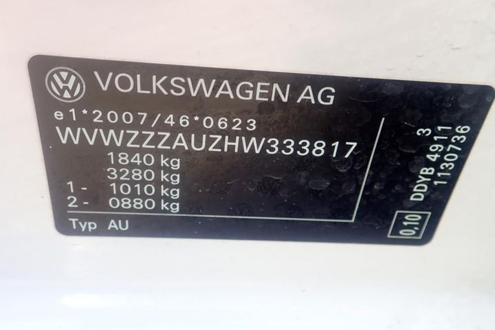 Photo 11 VIN: WVWZZZAUZHW333817 - VOLKSWAGEN GOLF 