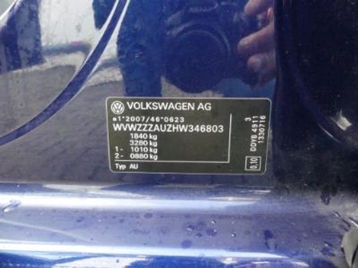 Photo 12 VIN: WVWZZZAUZHW346803 - VOLKSWAGEN GOLF 