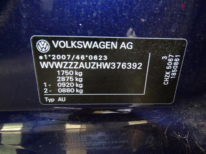 Photo 6 VIN: WVWZZZAUZHW376392 - VOLKSWAGEN GOLF 