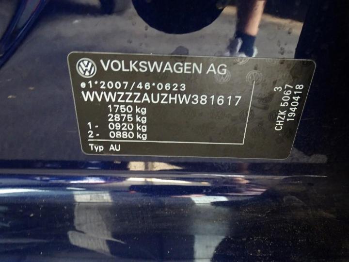 Photo 6 VIN: WVWZZZAUZHW381617 - VOLKSWAGEN GOLF 