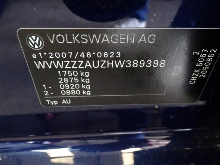 Photo 6 VIN: WVWZZZAUZHW389398 - VOLKSWAGEN GOLF 