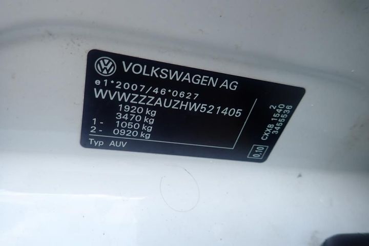 Photo 11 VIN: WVWZZZAUZHW521405 - VOLKSWAGEN GOLF 