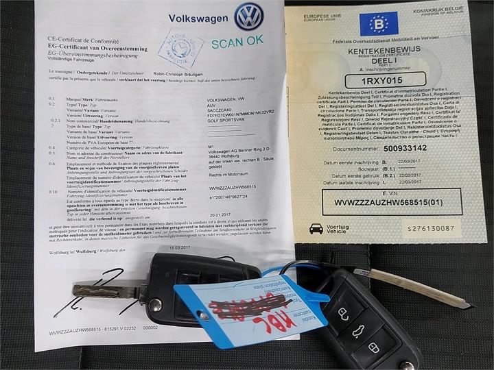 Photo 4 VIN: WVWZZZAUZHW568515 - VOLKSWAGEN GOLF 