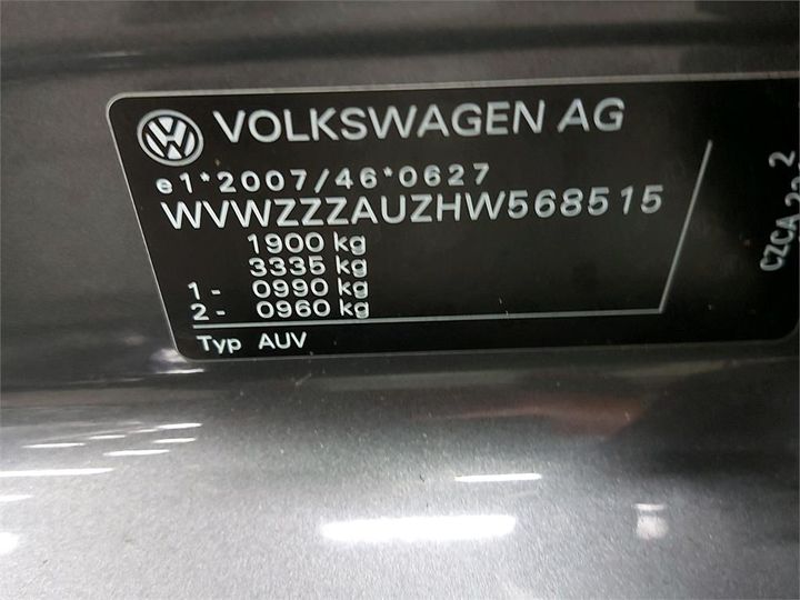 Photo 6 VIN: WVWZZZAUZHW568515 - VOLKSWAGEN GOLF 