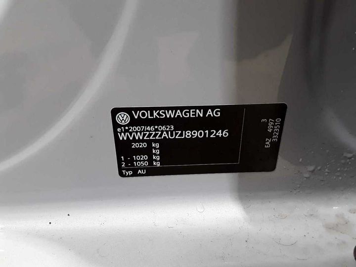 Photo 12 VIN: WVWZZZAUZJ8901246 - VOLKSWAGEN GOLF 