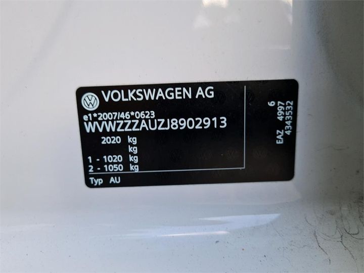 Photo 4 VIN: WVWZZZAUZJ8902913 - VOLKSWAGEN GOLF 