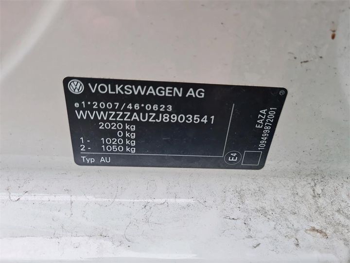 Photo 14 VIN: WVWZZZAUZJ8903541 - VOLKSWAGEN GOLF 