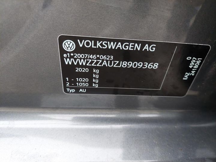 Photo 21 VIN: WVWZZZAUZJ8909368 - VOLKSWAGEN GOLF 