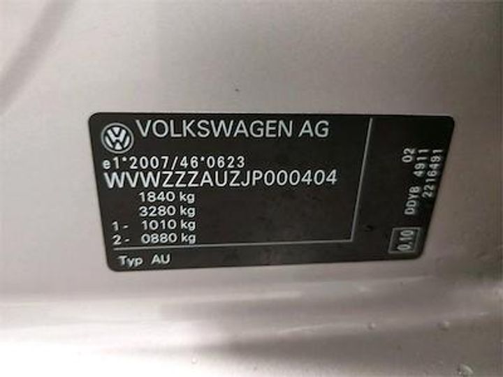 Photo 12 VIN: WVWZZZAUZJP000404 - VOLKSWAGEN GOLF 