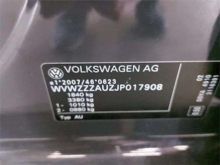 Photo 11 VIN: WVWZZZAUZJP017908 - VOLKSWAGEN GOLF 