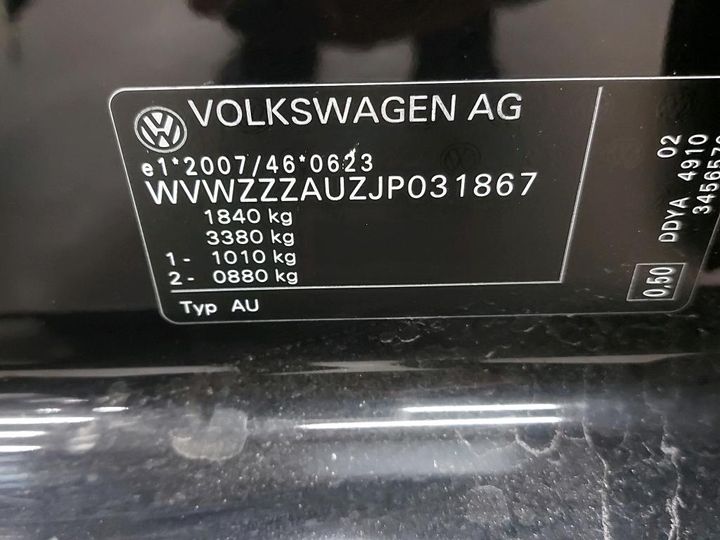 Photo 5 VIN: WVWZZZAUZJP031867 - VOLKSWAGEN GOLF 