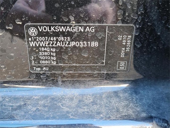 Photo 6 VIN: WVWZZZAUZJP033188 - VOLKSWAGEN GOLF 