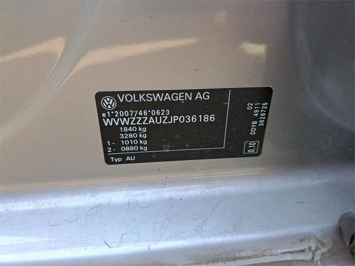 Photo 4 VIN: WVWZZZAUZJP036186 - VOLKSWAGEN GOLF 