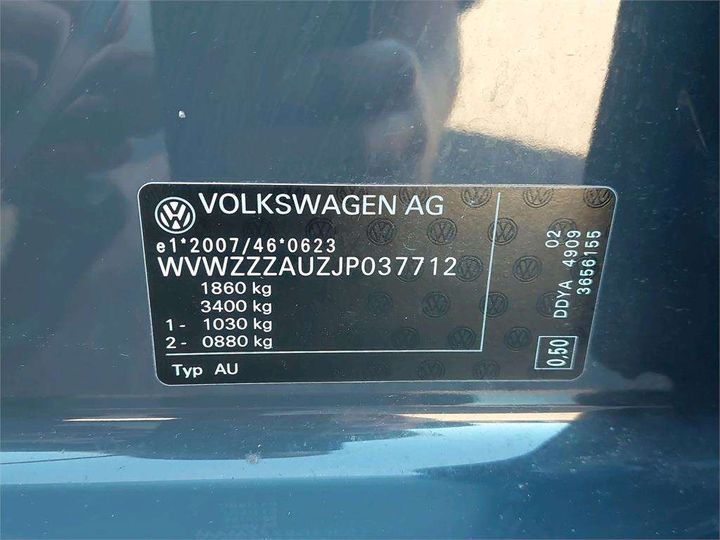 Photo 8 VIN: WVWZZZAUZJP037712 - VOLKSWAGEN GOLF 