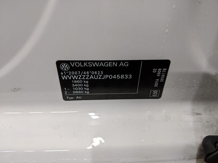 Photo 14 VIN: WVWZZZAUZJP045833 - VOLKSWAGEN GOLF 