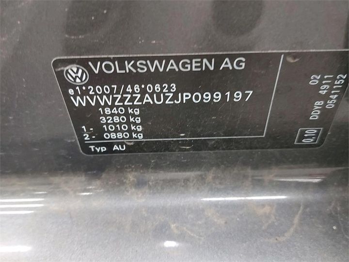 Photo 6 VIN: WVWZZZAUZJP099197 - VOLKSWAGEN GOLF 