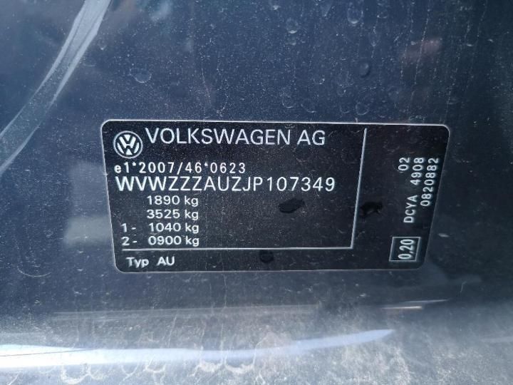 Photo 7 VIN: WVWZZZAUZJP107349 - VOLKSWAGEN GOLF 